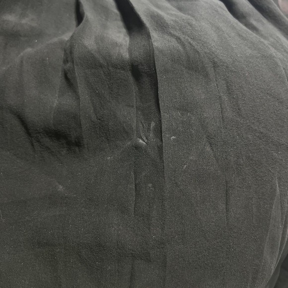 Lilly Pulitzer Black Gold Julie Chiffon Strapless Formal Dress Size 8 - Picture 10 of 11